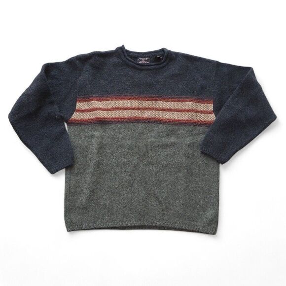 American Eagle Outfitters Vintage Y2K Wool Sweater Made in USA Men's L - Picture 1 of 4